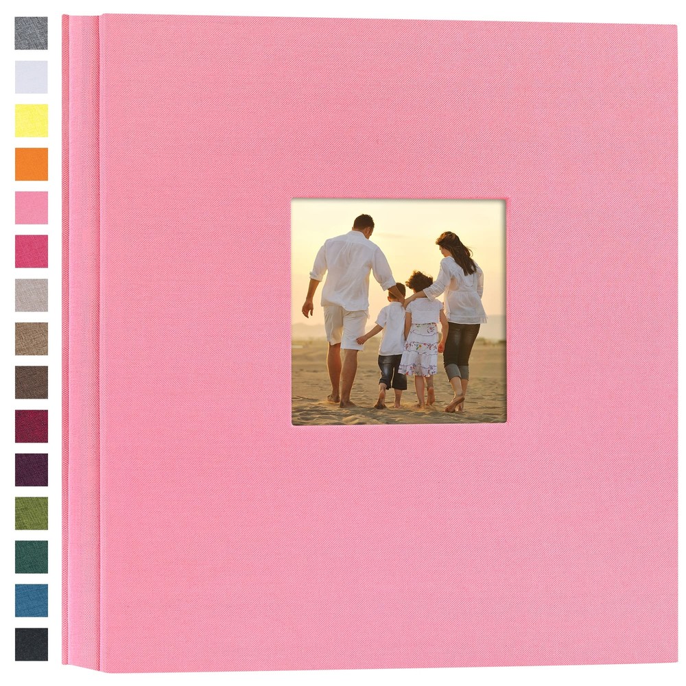 potricher Linen Hardcover Photo Album 4x6 1000 Photos Large Capacity for Fami...