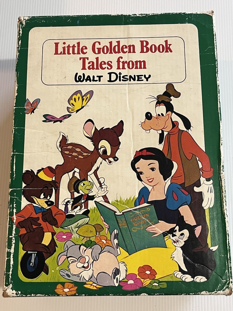Vintage | Little Golden Book Tales from Walt Disney Box Set 1974 HC AU Good Cond