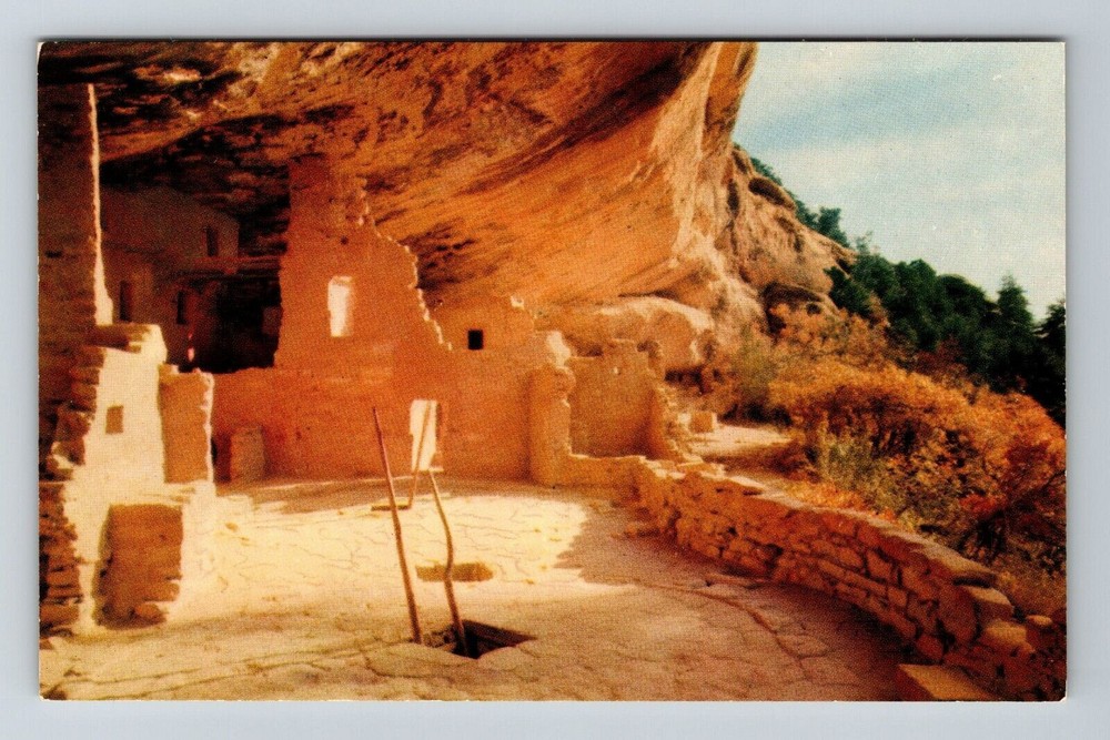 CO-Colorado, Spruce Tree Ruin, Mesa Verde National Park, Vintage Postcard