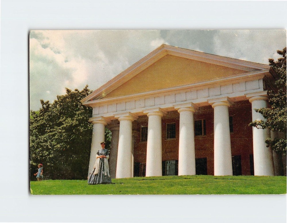 Postcard Lee Mansion Arlington National Cemetery Arlington Virginia USA