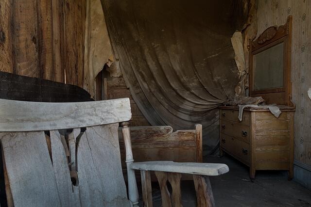 Photo:Bodie California 2012 Ghost Town Interior Bedroom Furniture