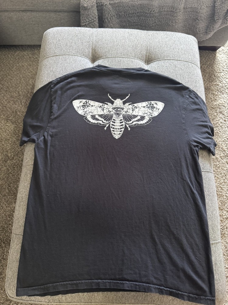 White Phosphor Death Moth Tee Shirt