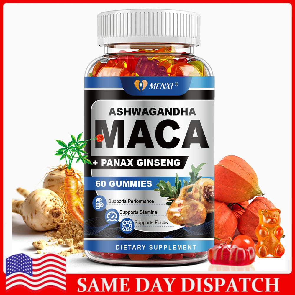 Organic Maca Extract Gummies for Mood & Energy Boost