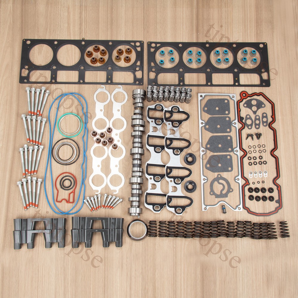 Sloppy Stage 2 Cam Kit Lifters + Head Gasket For GM GMC Chevrolet LS 4.8 5.3 6.0