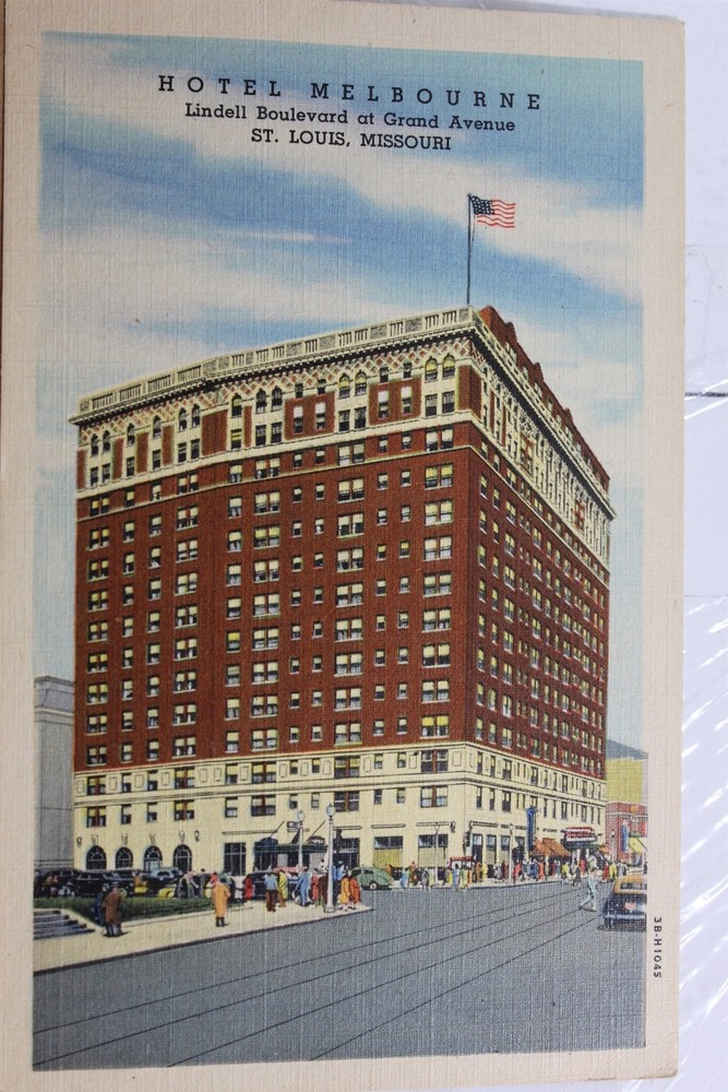 Missouri MO St Louis Hotel Melbourne Postcard Old Vintage Card View Standard PC