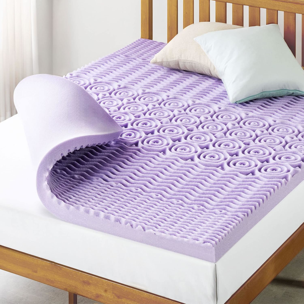 Best Price Mattress Twin Mattress Topper - 3 Inch 5-Zone Memory Foam Bed Topper