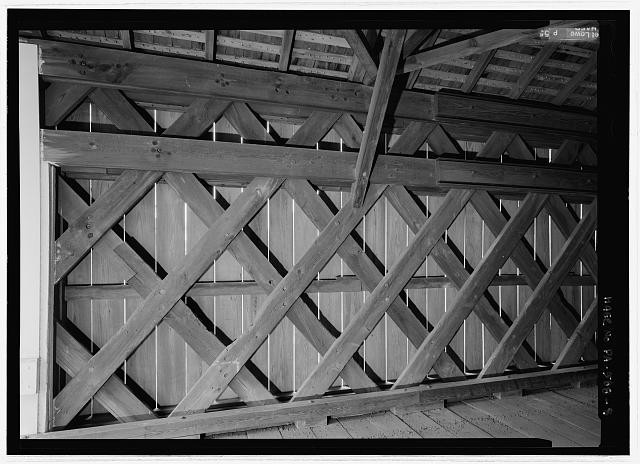 DETAIL, TRUSS - Uhlerstown Bridge, Spanning Delaware Canal, Uhlerstown Hill