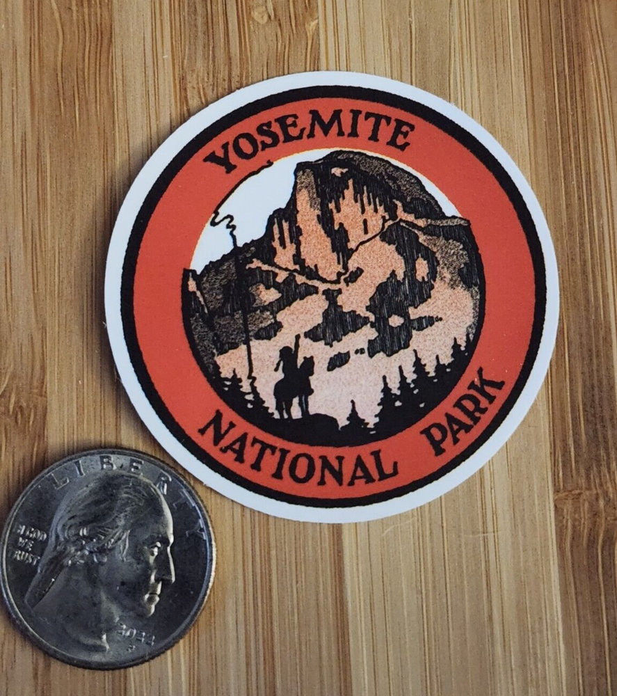 YOSEMITE NATIONAL PARK Sticker HALF DOME Laptop Sticker Water Bottle Decal