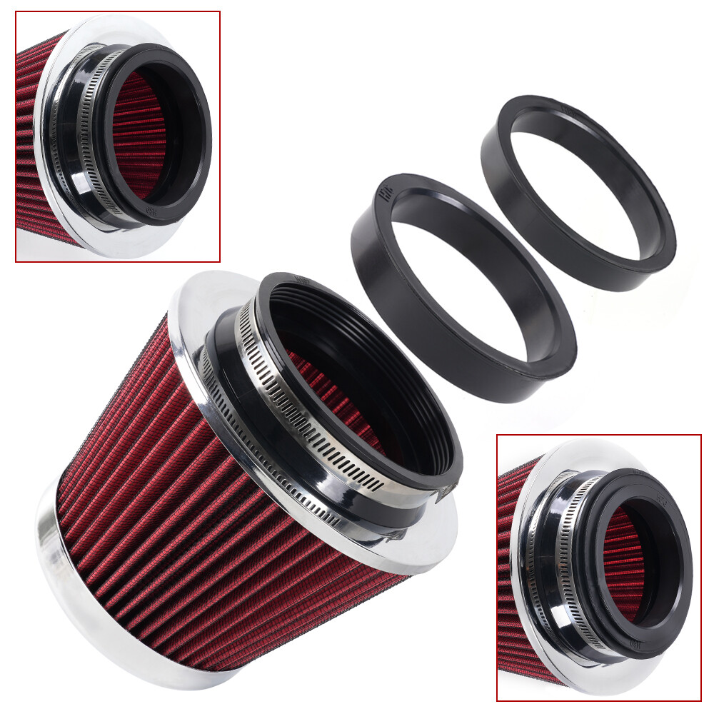 Red High Flow Performance Cold Air Intake Air Filter 3