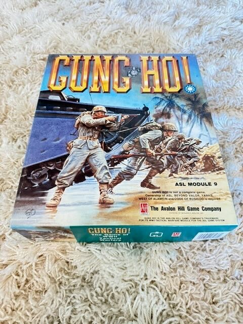 Avalon Hill Advanced Squad Leader (ASL) Gung Ho! unpunched