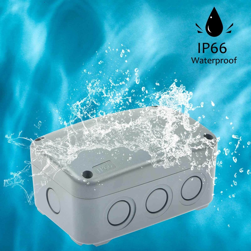 Electrical Junction Box ABS Plastic Waterproof Dustproof IP66 Project Enclosure-image