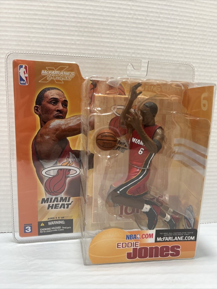 Eddie Jones Miami Heat NBA Series 3 McFarlane Toys Basketball Sportspicks Figure