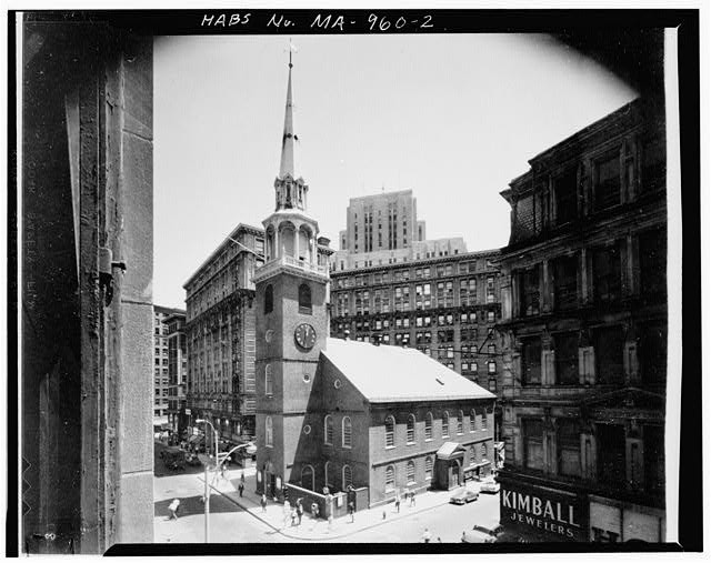 Old South Meetinghouse,Washington & Milk Streets,Boston,Suffolk County,MA,1