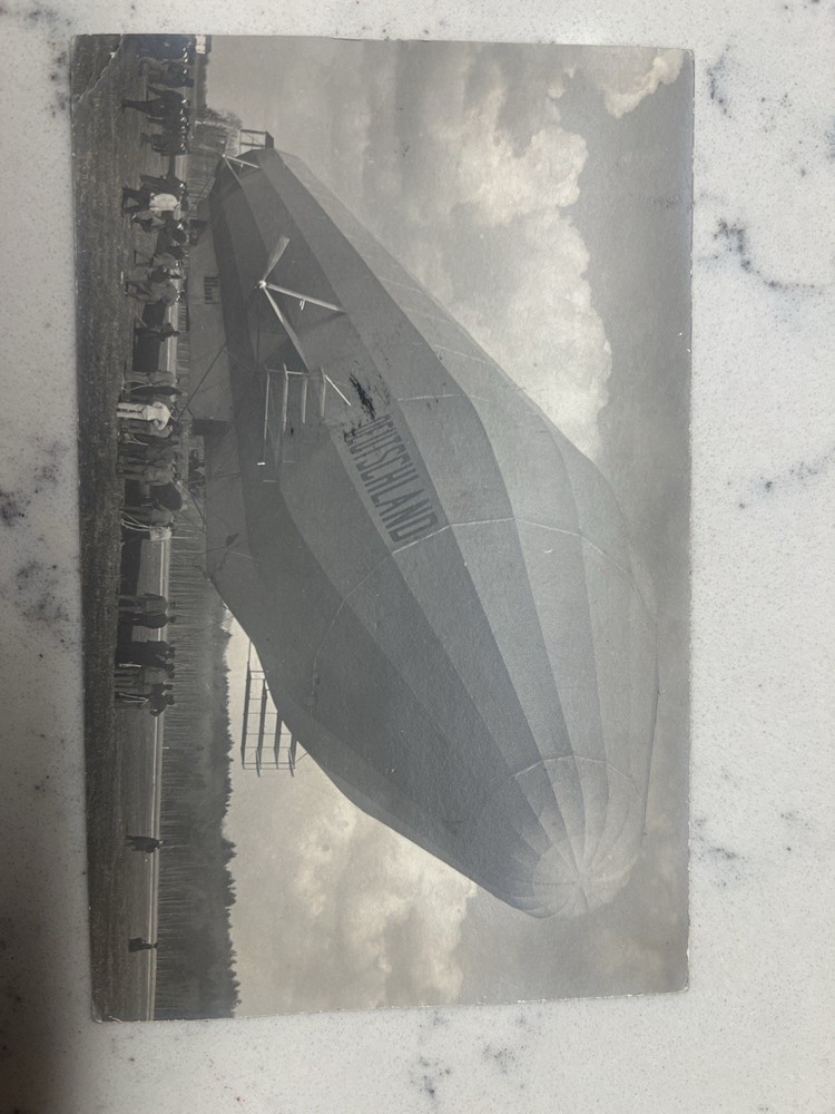Zeppelin LZ 7 “Deutschland” RPPC 1909 Friedrichshafen Germany Posted