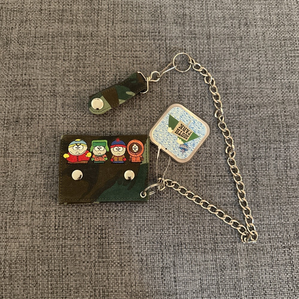 Vintage South Park Wallet w/Chain