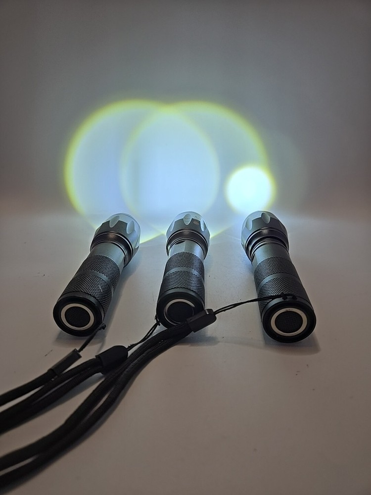 3 Super Bright Tactical Military LED Flashlight flash light! 5 Modes Expandable