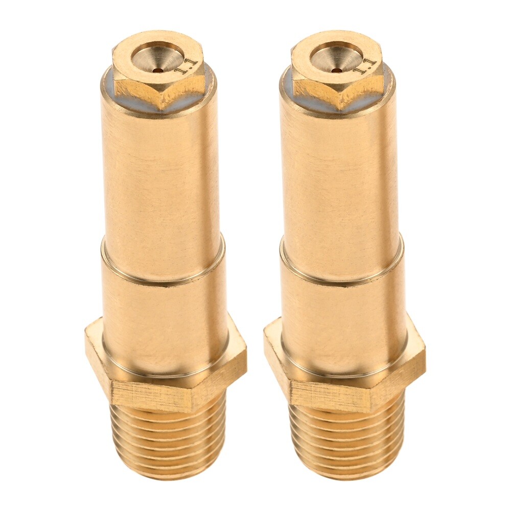 2 x Boquilla Freidora de Gas Orificio Latón Piezas de Reparación para Freidora de Gas Gas Propano Gas