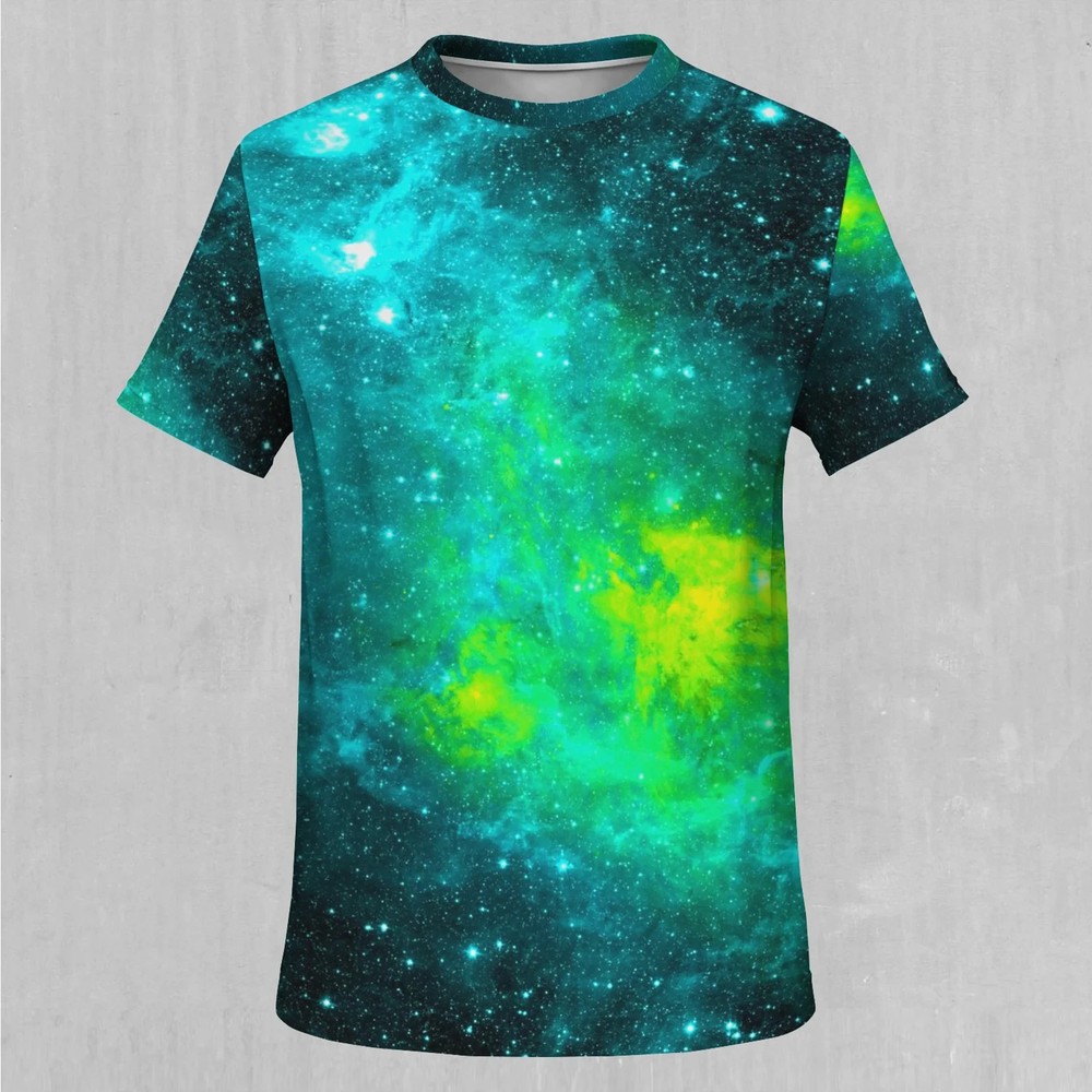 Electric Galaxy Outer Space Festival All Over Print Tee