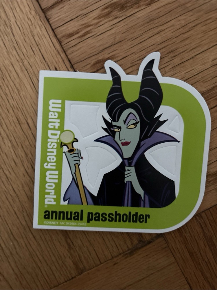 WDW Maleficent Annual Passholder Exclusive Magnet