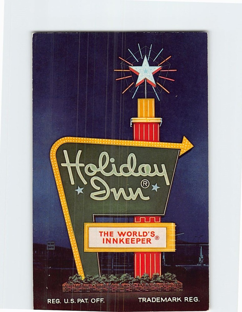Postcard Holiday Inn Parkersburg West Virginia USA
