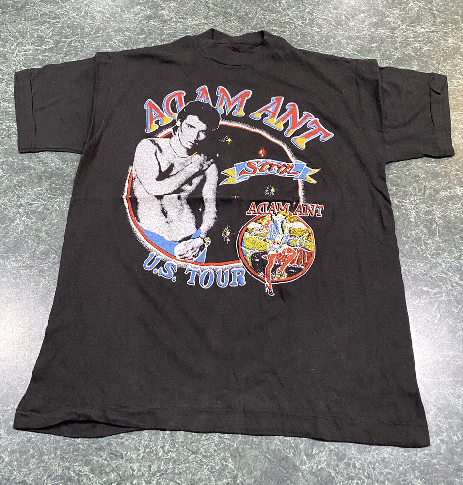 ADAM ANT US TOUR Rock Music Gift Unisex T-Shirt All Size S To 5XL