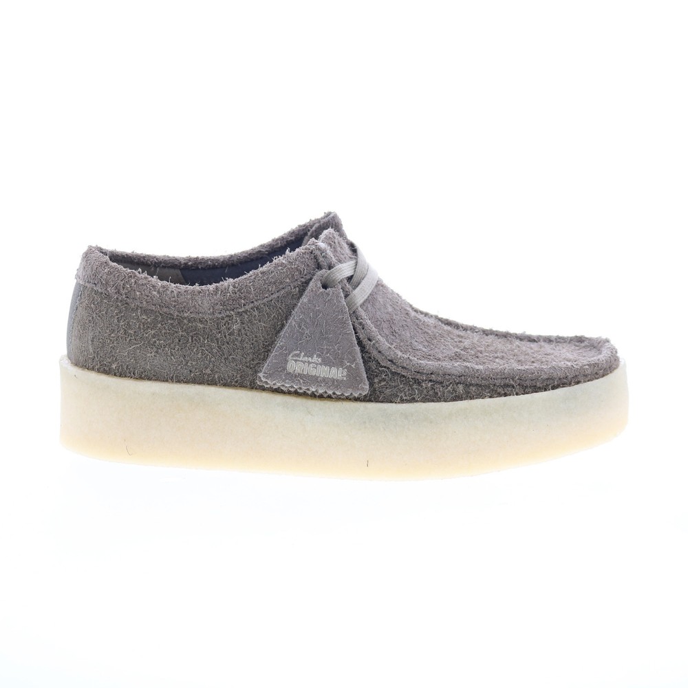 Clarks Wallabee Cup Mens Gray Oxford Casual Lace Up Shoes 26176549