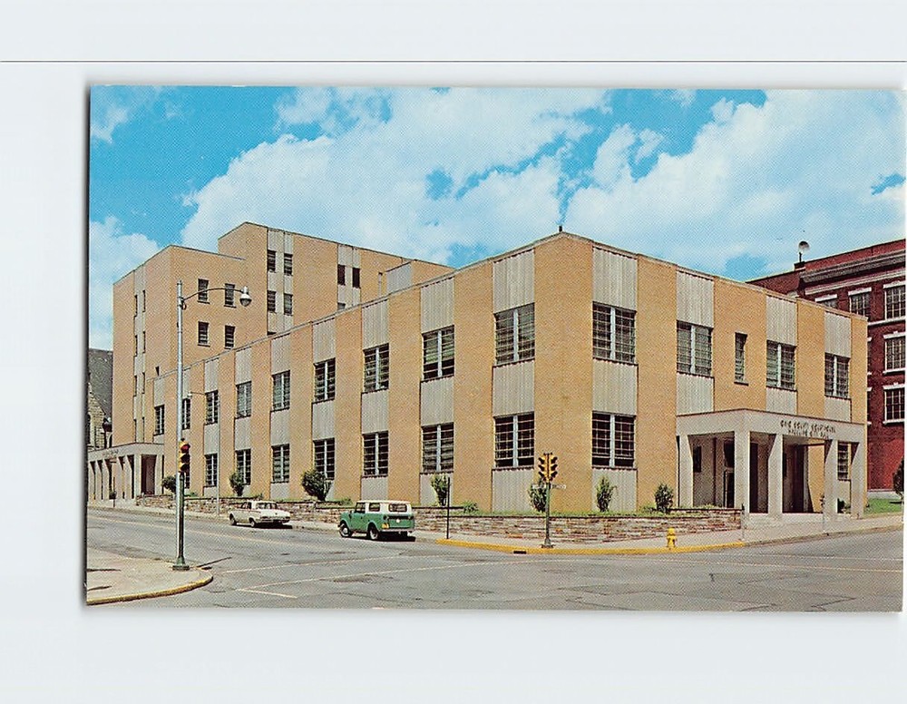 Postcard Ohio County Courthouse Wheeling City Hall West Virginia USA