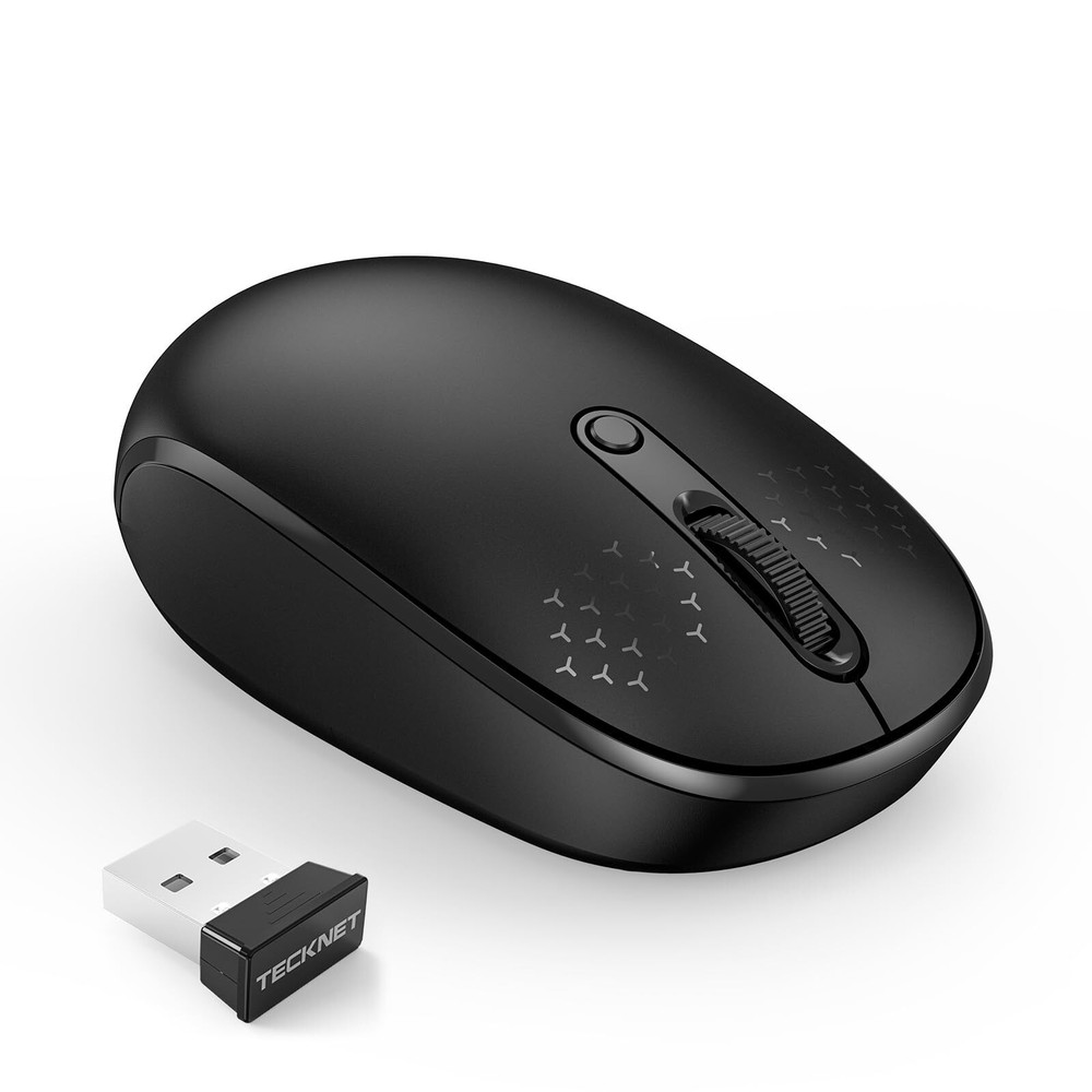 Ergonomic 2.4G Wireless Optical Mouse for Chromebook Laptop and PC