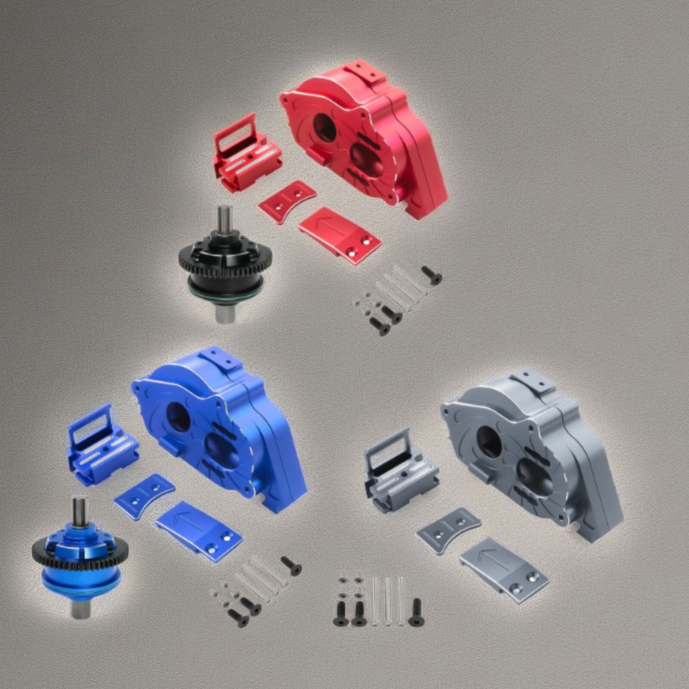 Motor Mount Gear Cover with 57T 0.8Mod Center Diff for Arrma 1/8 1/10 4Sj5