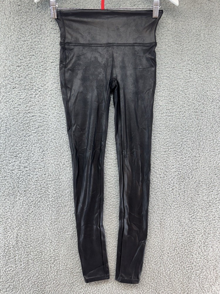 Spanx Womens Black Leggings Size S Excellent Used Condition