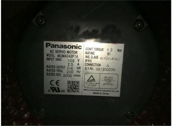 Used 1Pcs MQMA042P1A Panasonic Ac Servo Motor Plc Module zw