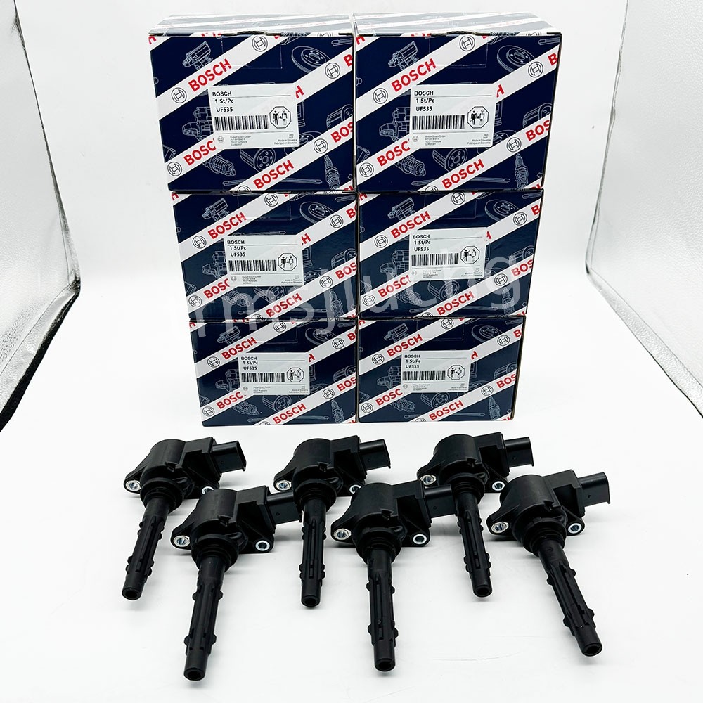 6Pcs 19005267 Ignition Coi UF535l For Bosch Mercedes-Benz ML550 E550 CLS550 S550