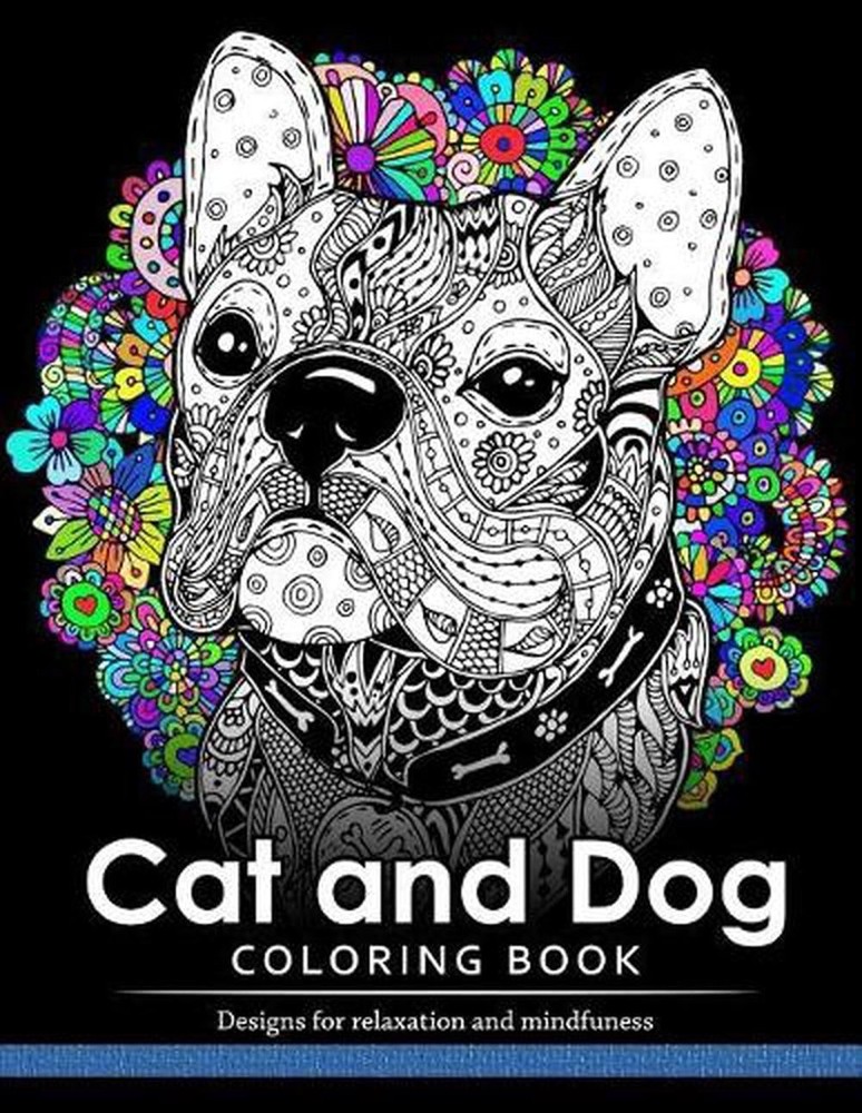 Cat and Dog Coloring Book: The best friend animal for puppy and kitten adult lov