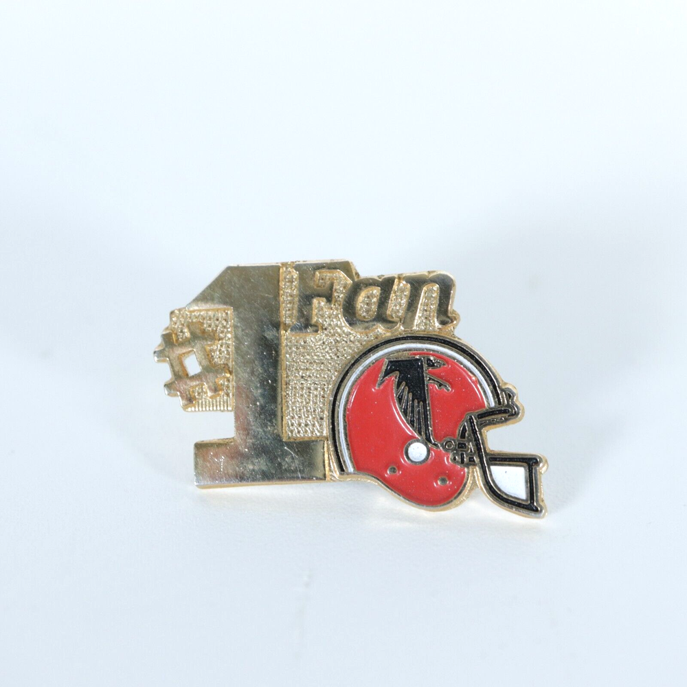 Atlanta Falcons NFL helmet logo lapel pin for true fans