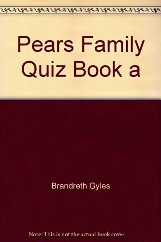 Pears Family Quiz Book a by Brandreth Gyles Book The Fast Free ShippingFREE US DELIVERY | ISBN: 072211852X | Quality Books