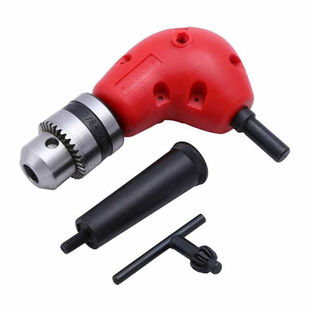 Right Angle Drill Attachment 0.8-10mm 90 Degree Round Shank Right Angle Bend ...
