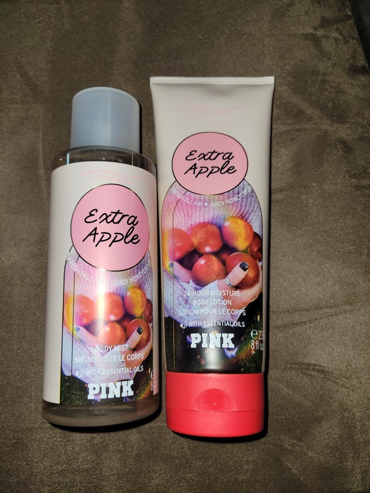 2-Piece Extra Apple Body Lotion & Mist Set from PINK 🍎❤️
