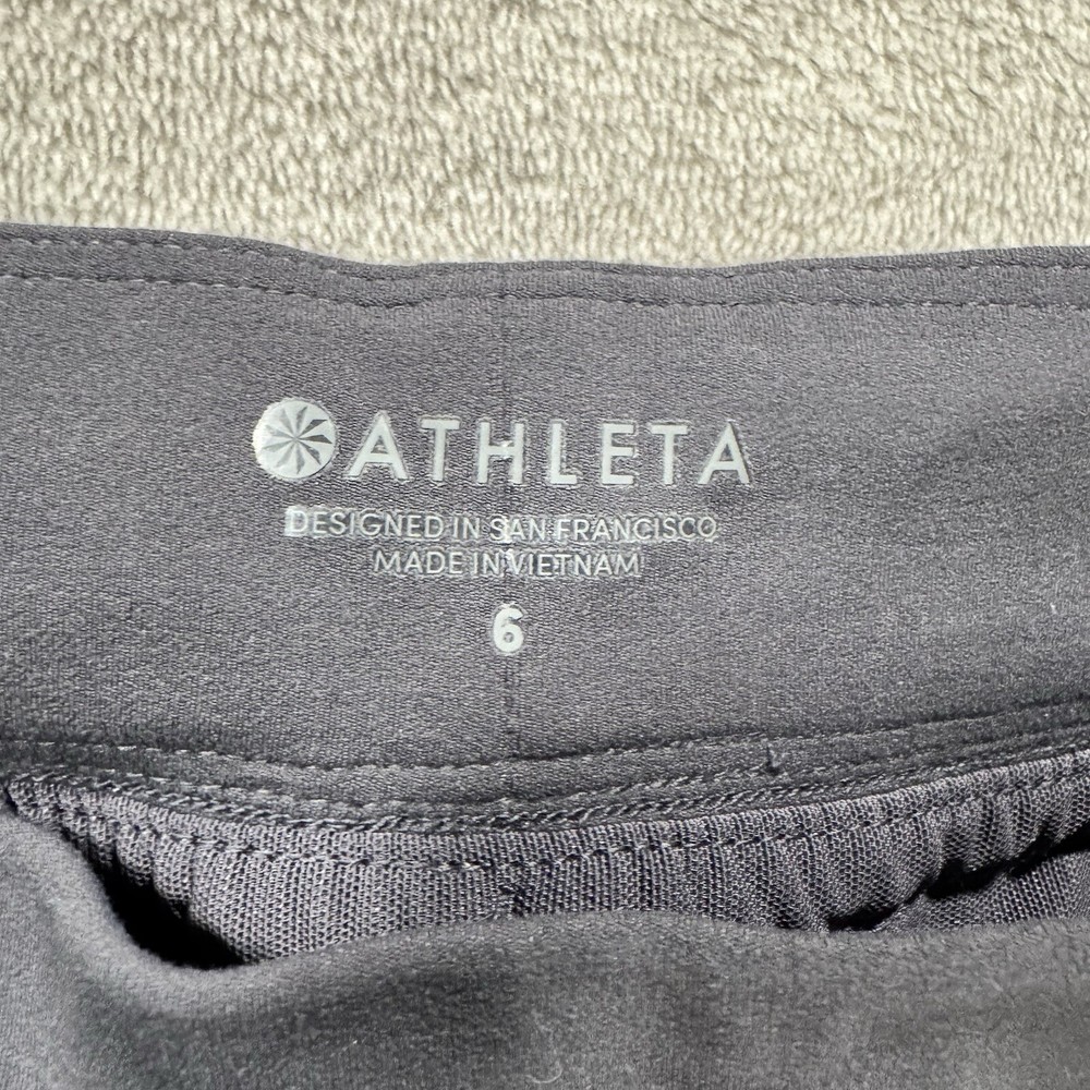 Athleta Womens SP Salutation Jogger Gray Yoga Pockets Size 6