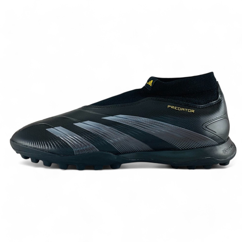 adidas Predator League Laceless Turf Core Black Men's Soccer Shoes IF6386
