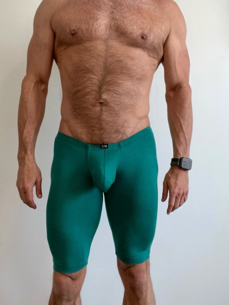 N2N Jogging Shorts, Medium, Pouch, Green, New