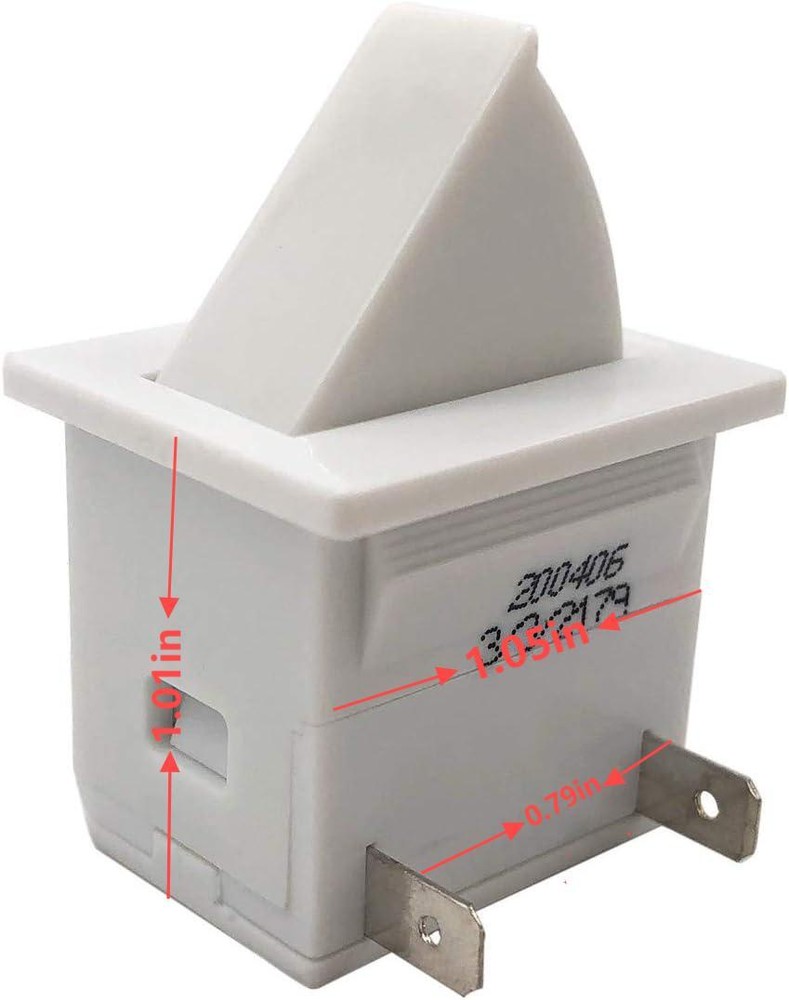 Refrigerator Door Light Switch for GE Whirlpool WR23X23343 WR23X10530