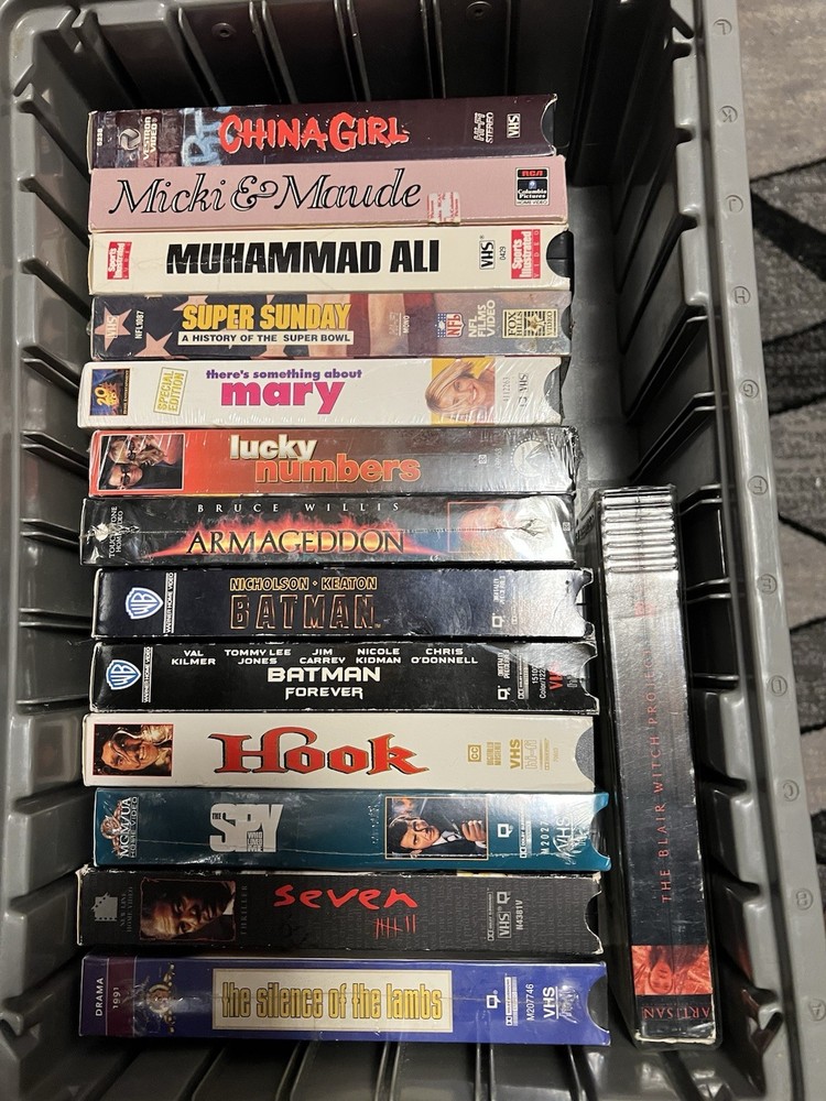 Huge VHS Lot ADHD Random Horror Action Cartoon Everything
