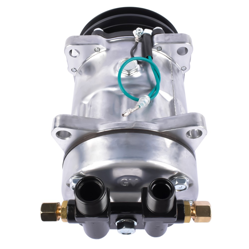 Automobile Air Conditioning Compressor TM16 Shuttle Bus 12V w/ 2 Grooves 3012505