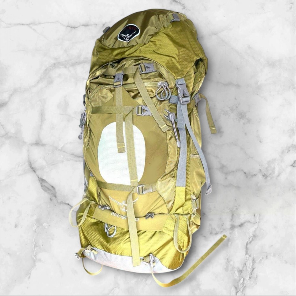 Osprey Aether 60L M Hiking Backpack with Rain Cover Pre-Owned