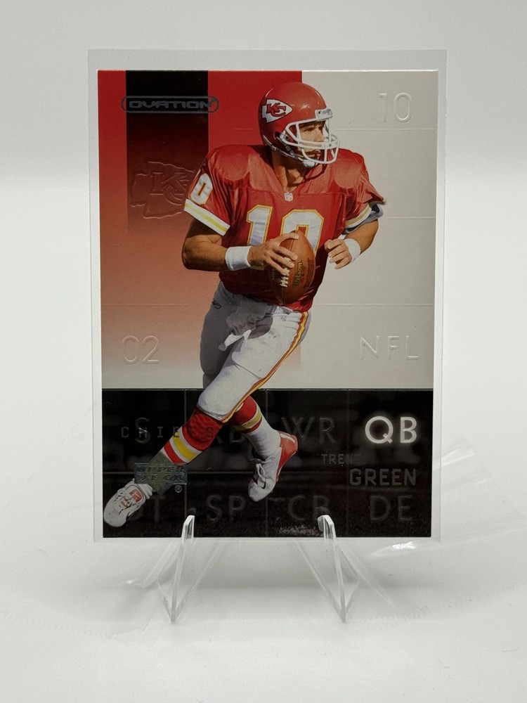 2002 Upper Deck Football Ovation Trent Green #42 Kansas City Chiefs