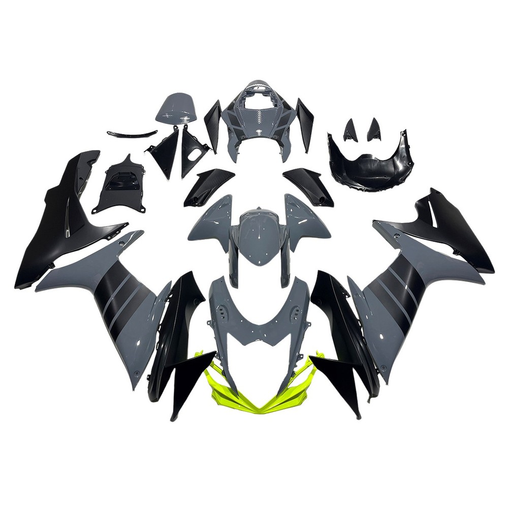 Injection Gray Black Fairing Kit for 2011-2023 Suzuki GSXR600 GSXR750 Bodywork