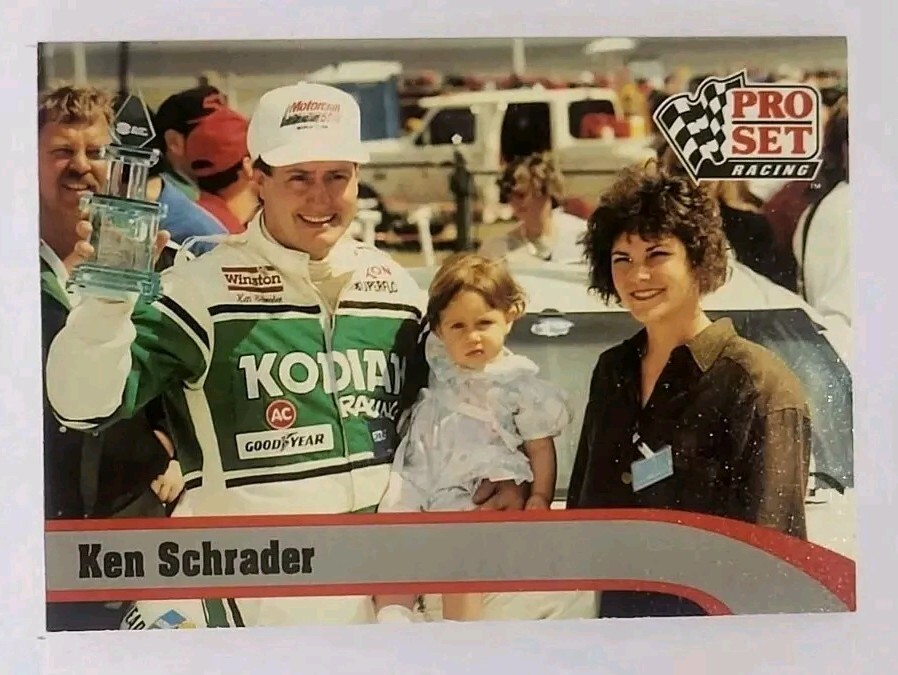 1992 Pro Set Nascar Ken Schrader Trading Card #98 Kodiak