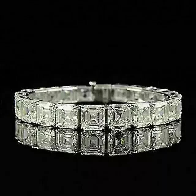20 Ct Ascher Cut Lab Created Diamond 8.5
