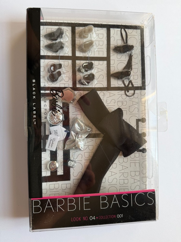 2009 Mattel Barbie Basics Black Label Accessory Pack Look 04 Collection 001 NEW