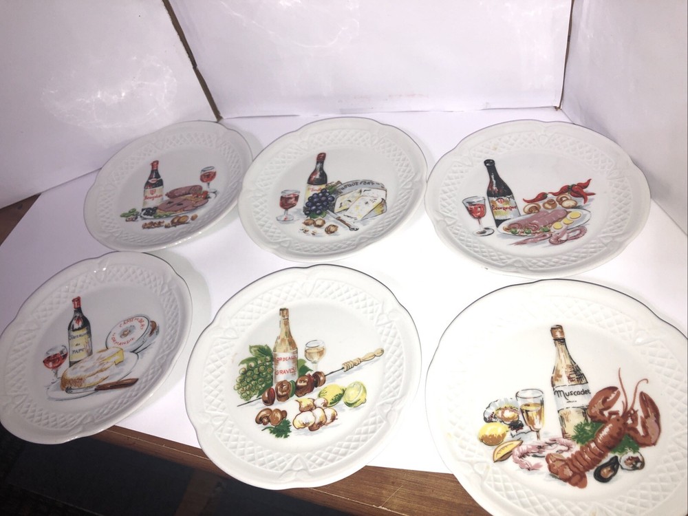 Philippe Deshoulieres  Lourioux France : 6  Canapé appetizer Charcuterie Plates